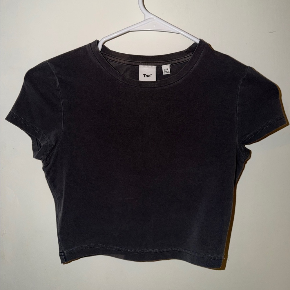 TNA Slate Gray Crew Neck Tee
